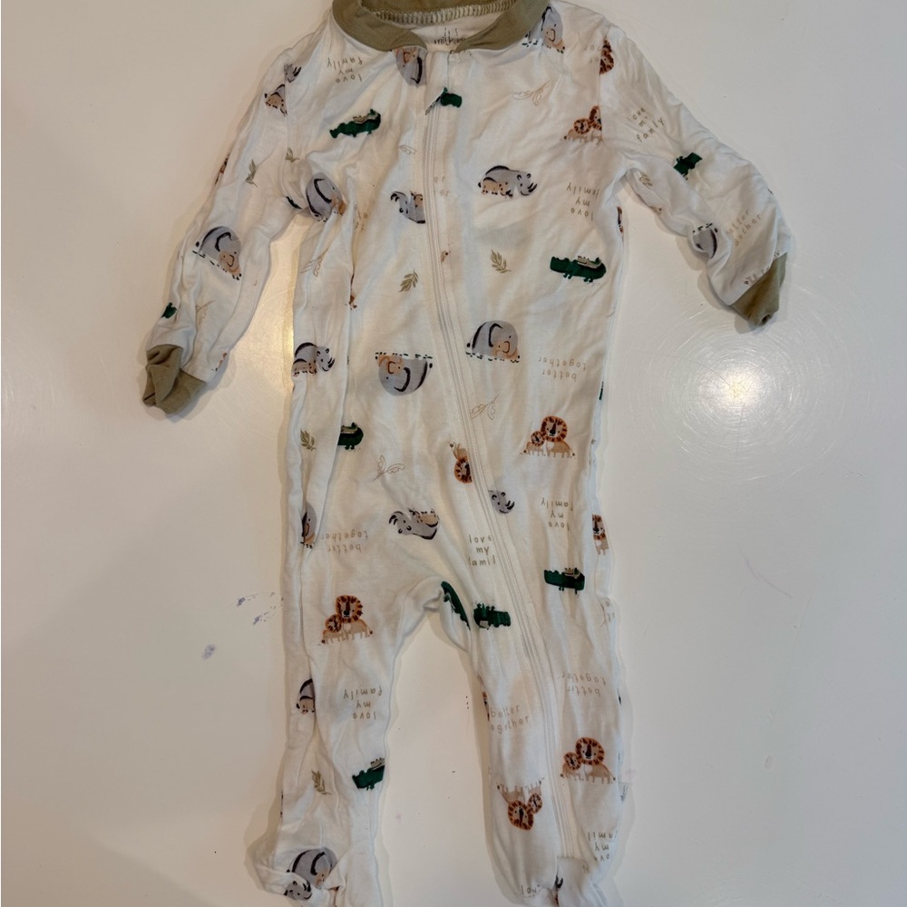 Adorable Animal Print Kids One Piece